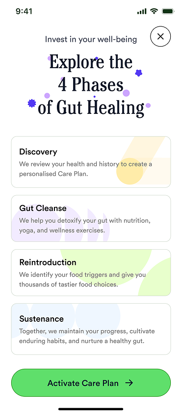 The four stages of the care plan, explained simply